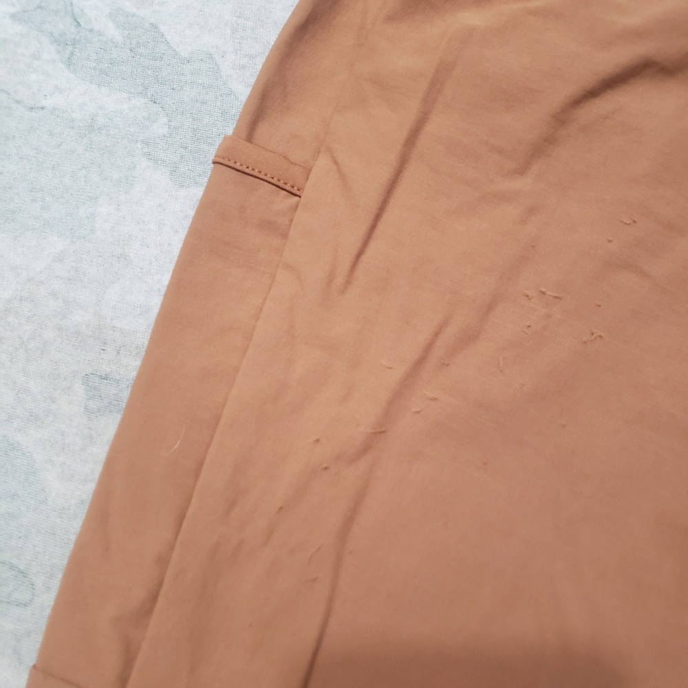 Columbia Hiking Pants Womens Medium Brown Pockets Pull On Outdoors Travel Camp - Picture 10 of 11